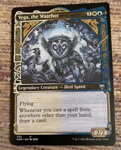 Vega, The Watcher Showcase - MTG Magic Cards - Kaldheim - Image 1