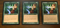 MTG Onslaught Green Common Wellwisher x3 UNPLAYED Near Mint Cond - Image 1
