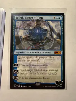 Teferi, Master of Time - Core Set 2021 (M21) 075/274 MTG NM Near Mint Unplayed - Image 1