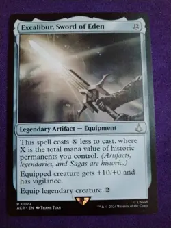 Excalibur, Sword of Eden Foil R Universes Beyond: Assassin's Creed 72 MTG NM - Image 1