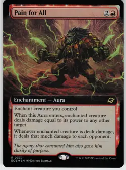 FOIL PAIN FOR ALL (EXTENDED ART) 337 R NEAR MINT - Image 1
