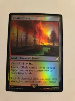 Cinder Glade FOIL X1 PIP MTG Universes Beyond: Fallout - Image 1