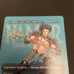 Namor the Sub-Mariner (Borderless) (0362) Marvel Super Heroes;MTG - Image 2