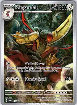 Kingambit 130 Holo Promo Scarlet & Violet Promo Pokemon Near Mint - Image 1
