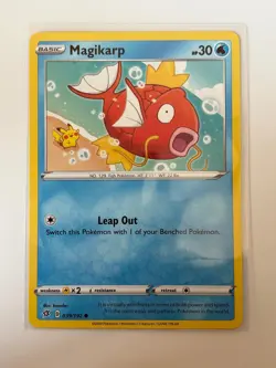 Magikarp 039/192 Common Rebel Clash Pokemon Near Mint - Image 1