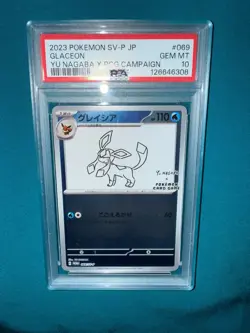 PSA 10 Glaceon 069/SV-P YU NAGABA Pokemon Card Game Japanese 2023 - Image 1