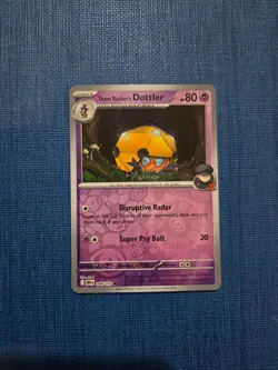 Team Rocket's Dottler 088/182 Common Destined Rivals Pokemon Reverse Holo NM - Image 1
