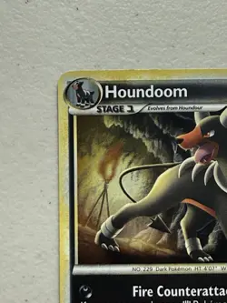 Houndoom 5/90 Pokemon Undaunted Holo Rare Card 2010 - Image 2