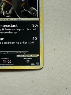 Houndoom 5/90 Pokemon Undaunted Holo Rare Card 2010 - Image 4
