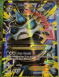 M Glalie EX (Full Art) 156/162 Breakthrough Holo Pokemon TCG - HP - Image 1