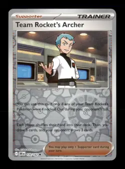 Team Rocket's Archer 170/182 Uncommon Destined Rivals Pokemon Reverse Holo NM - Image 1