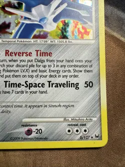 Nintendo-Pokemon TCG-Dialga-Platinum-5/127-Holo Rare LP - Image 4