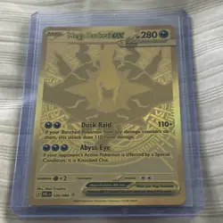 2026 Pokemon Gold Mega Darkrai Ex Hyper Rare 120/084 Pitch Black - Image 1