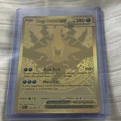 2026 Pokemon Gold Mega Darkrai Ex Hyper Rare 120/084 Pitch Black - Image 2