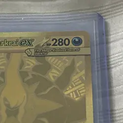 2026 Pokemon Gold Mega Darkrai Ex Hyper Rare 120/084 Pitch Black - Image 4