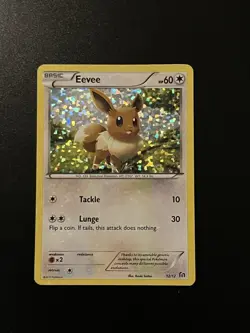 Eevee 12/12 2015 - 2016 Collection McDonalds Promo Card MP - Pokemon TCG - Image 1