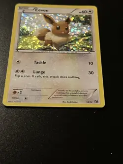 Eevee 12/12 2015 - 2016 Collection McDonalds Promo Card MP - Pokemon TCG - Image 4