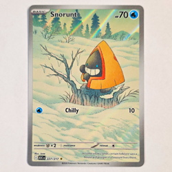 Pokemon TCG Snorunt 227/217 Reverse Holo Common Stellar Crown English HP 70 - Image 1