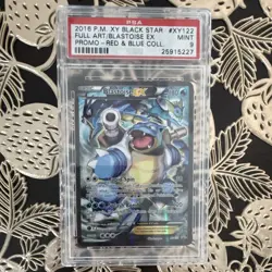 Blastoise EX 2016 XY Black Star Promo Full Art Holo XY122 PSA 9 - Image 1