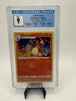 Pokemon 2020 - Charizard Non-Holo 025/185 - Vivid Voltage - CGC 9.5 w/ subgrades - Image 1