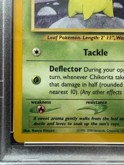 2000 POKEMON NEO GENESIS UNLIMITED CHIKORITA 53/111 PSA 10 - Image 5