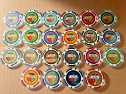 Pokemon Chipz Topps Nintendo 2006 Lot of 22 with Acrylic Cases - Image 2
