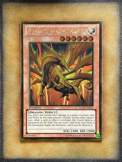 Yugioh Prime Material Dragon PGLD-EN065 Gold Rare 1st Ed NM - Image 1
