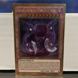 1ST EDITION GOLD CRIMSON NOVA THE DARK CUBIC LORD 1996 MVP1-ENG39 YUGIOH CARD - Image 1