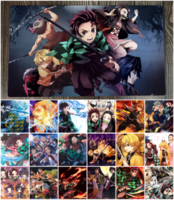Demon Slayer Playmat Kamado Tanjirou Kamado Nezuko TCG CCG Trading Card Game Mat - Image 1
