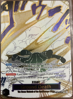 Ground Death (Alternate Art) One Piece The Azure Sea's Seven R OP14-096 NM/NM+ - Image 1