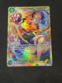 Monkey D. Luffy OP13-118 SEC Secret Rare English FOIL One Piece TCG Card - Image 1