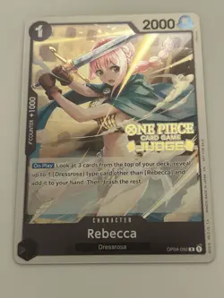 Rebecca OP04-092 (Judge Pack Vol. 6) One Piece Promotion Card Foil - Image 1