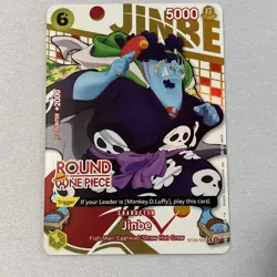 Round1 Promo #ST29-005 Jinbe One Piece Round One English LP (read description) - Image 1
