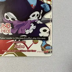 Round1 Promo #ST29-005 Jinbe One Piece Round One English LP (read description) - Image 4