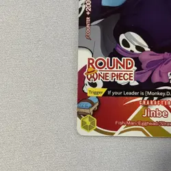 Round1 Promo #ST29-005 Jinbe One Piece Round One English LP (read description) - Image 5