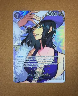 Ms. All Sunday (SP) OP14-084 One Piece CCG NM (Pack Fresh) OP 16 Fast Shipping - Image 1