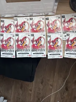 Bandai One Piece Card Game ROUND1 Promotion Pack (10 Packs) SEALED IN HAND US - Image 1
