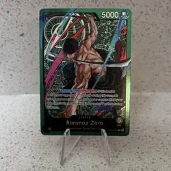 Op 12-020 Roronoa Zoro Alternative Art Edition Leader NM English - Image 1