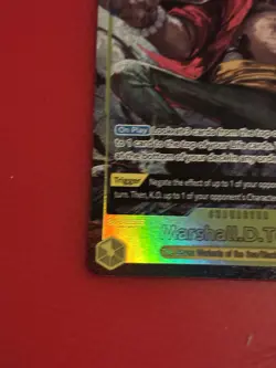One Piece TCG Marshall.D.Teach OP16-119 SEC Alt Art Alternate Art English NM - Image 5