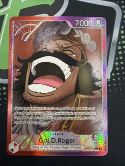 One Piece TCG Gol D. Roger OP13-003 L Alt Art Leader NM English - Image 1