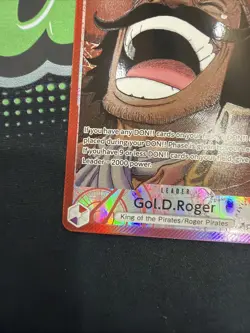 One Piece TCG Gol D. Roger OP13-003 L Alt Art Leader NM English - Image 5