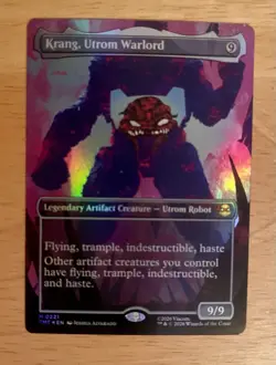 Krang, Utrom Warlord (Borderless) Teenage Mutant Ninja Turtles Foil - Image 1