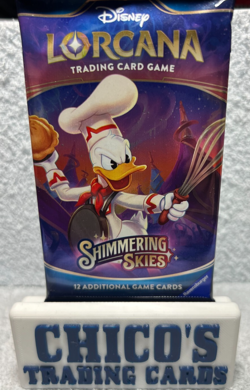 1 PACK - Disney Lorcana Shimmering Skies Booster Pack (PACK IMAGE MAY VARY) - Image 1