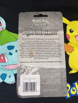 Pokemon HS TRIUMPHANT Booster Blister Pack 2010 Electivire Art Brand New/Sealed - Image 2