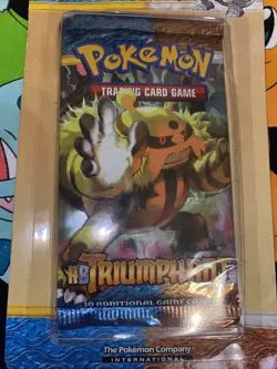 Pokemon HS TRIUMPHANT Booster Blister Pack 2010 Electivire Art Brand New/Sealed - Image 4