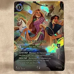Disney Lorcana Attack of the Vine Rapunzel & Flynn Rider Enchanted 239/207 - Image 1
