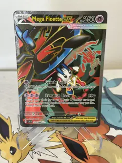 Mega Floette ex, 101/086, Holo Ultra Rare ME04: Chaos Rising, NM - Image 1