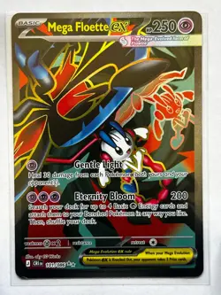 Mega Floette ex - Holo Ultra Rare ME04: Chaos Rising 101/086 NM - Image 1