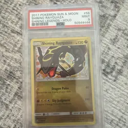 Shining Rayquaza 56/73 Shining Legends Holo PSA Graded 9 2017 ENG Pokemon - Image 1