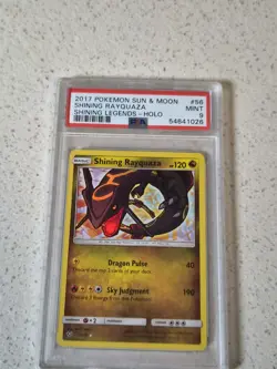Shining Rayquaza 56/73 PSA 9 Shining Legends Holo Pokemon - Image 2
